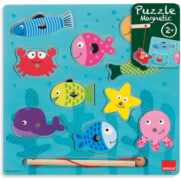 Puzzle encastrable - Peche Poisson