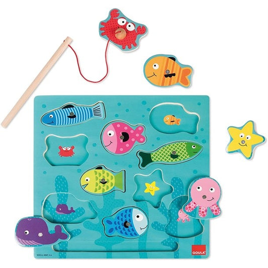 Puzzle encastrable - Peche Poisson