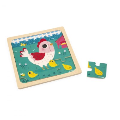 Lot de 2 puzzles bébé 9 pièces