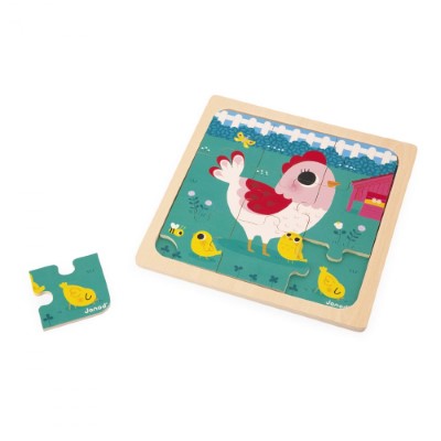 Lot de 2 puzzles bébé 9 pièces